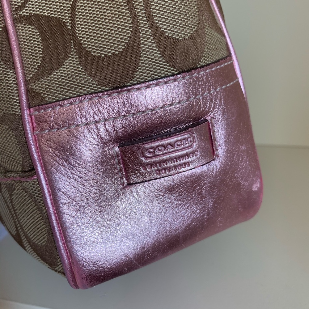 Vintage Coach Extra large pink tote - Picture 5 of 15